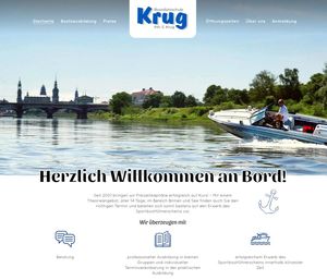 Website-Erstellung für Bootsfahrschule Krug…